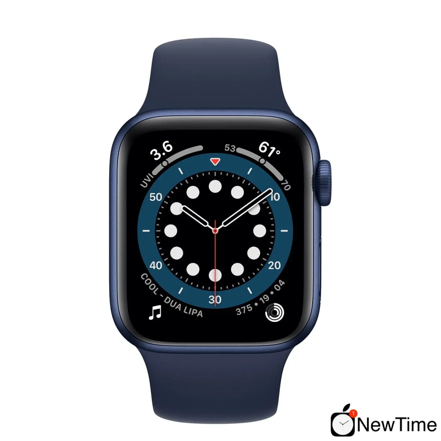 Apple Watch Series 6 GPS 40mm Blue Aluminium Case with Deep Navy Sport Band (MG143)